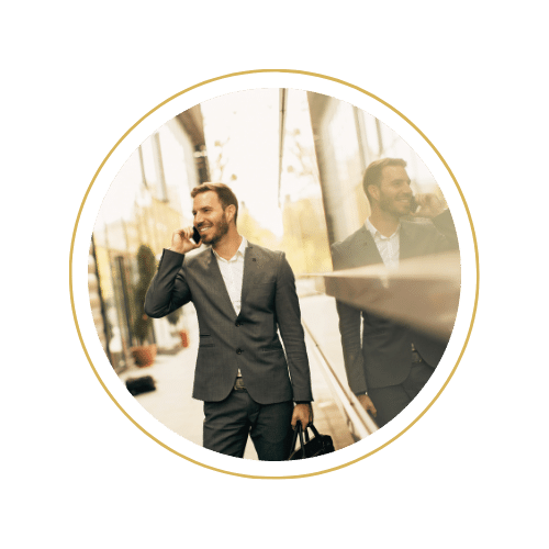 Success Coaching - Man on the Phone - EN